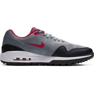 Nike Air Max 1G Mens Golf Shoes Particle Grey/University Red/Black/White US 10,5