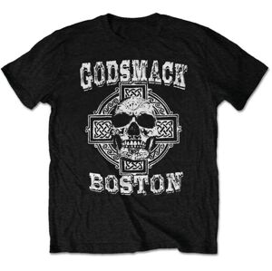 Godsmack Tričko Boston Skull Čierna S