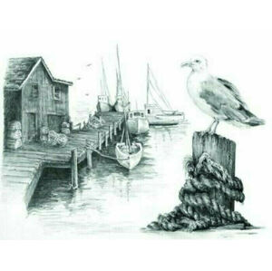 Royal & Langnickel Kreslenie podľa predlohy A4 Rybolov