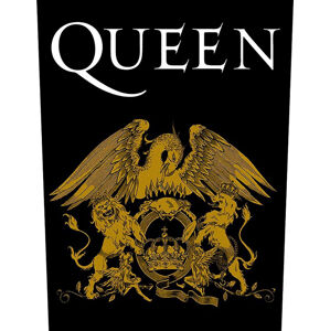 Queen Crest Nášivka Čierna-Zlatá