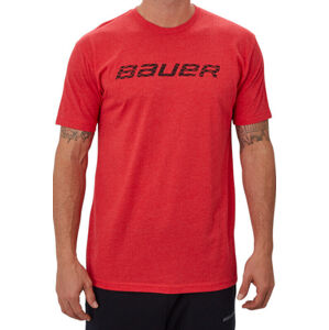 Bauer Graphic Shortsleeve Crew Tee Red L