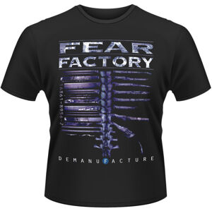 Fear Factory Tričko Demanufacture Čierna 2XL