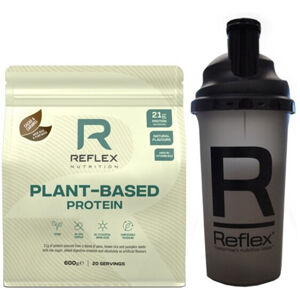 Reflex Nutrition Plant Based Protein + Shaker Kakao-Karamel 600 g 2
