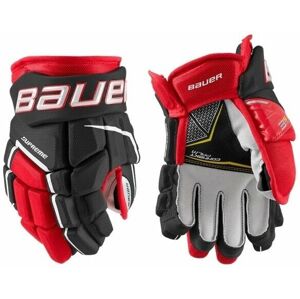 Bauer Hokejové rukavice S21 Supreme 3S INT 12 Čierna-Červená