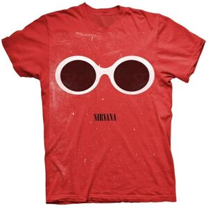 Nirvana Tričko Red Sunglasses Červená XL