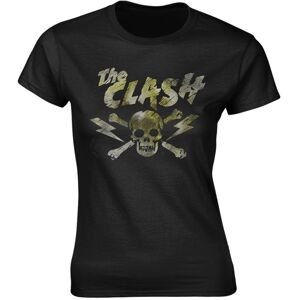 The Clash Tričko Grunge Skull Čierna 2XL