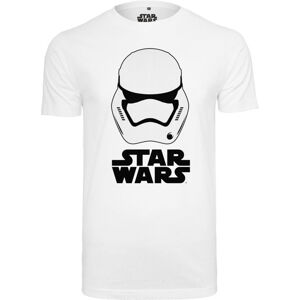 Star Wars Tričko Helmet Biela XL