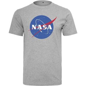 NASA Tričko Logo Šedá XL