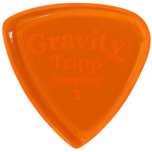 Gravity Picks GTRS3P Tripp Standard 3.0mm Polished Orange
