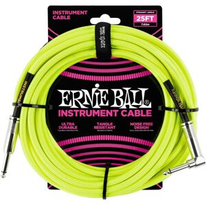 Ernie Ball P06057 Žltá 7,5 m Rovný - Zalomený