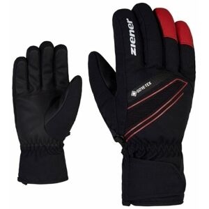 Ziener Gunar GTX Black/Red 9 Lyžiarske rukavice