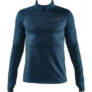 CEP W0139 Winter Run Shirt Dark Blue Melange S