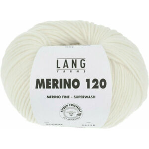 Lang Yarns Merino 120 0002 Off-White