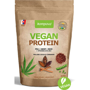 Kompava Vegan Protein Čokoláda-Škorica 525 g