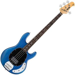 Sterling by MusicMan S.U.B. RAY4 Trans Blue Satin Rosewood