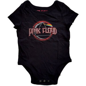 Pink Floyd Tričko Dark Side of the Moon Seal Baby Grow Black 3 - 6 mes