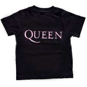 Queen Tričko Queen Logo Čierna 5 rokov