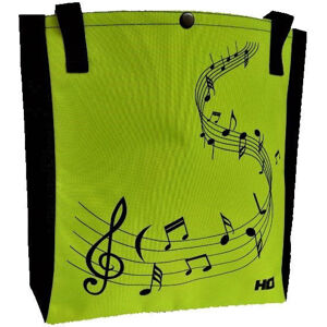 Hudební Obaly H-O Melody Nákupná taška Čierna-Zelená