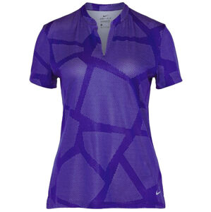 Nike Breathe Womens Polo Shirt Concord/Light Thistle XS