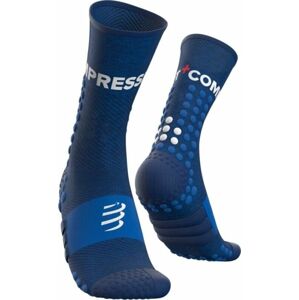 Compressport Ultra Trail Socks Blue Melange T2 Blue Melange T2 Bežecké ponožky