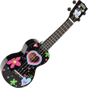 Mahalo Heart Sopránové ukulele Heart Black