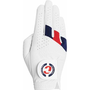 Duca Del Cosma Men's Hybrid Pro Brompton Golf Glove RH White/Navy/Red M