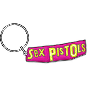 Sex Pistols Logo Kľúčenka Ružová