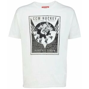 CCM Nostalgia Poster Shirt Short Sleeve Tee SR Blanc XL