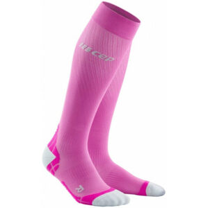CEP WP20LY Compression Tall Socks Ultralight Pink-Light Grey IV