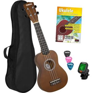 Cascha HH 3956 GB Sopránové ukulele Hnedá