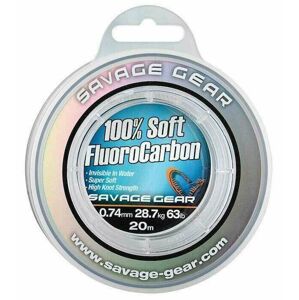 Savage Gear Soft Fluoro Carbon Transparentná 1,00 mm 50,5 kg 15 m