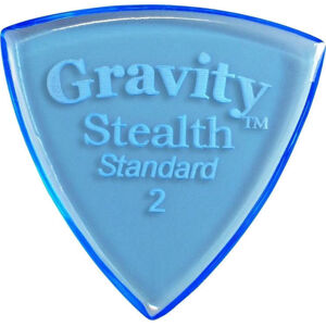 Gravity Picks GSSS2P Stealth Standard 2.0mm Polished Blue