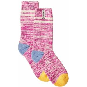 Sealskinz Thwaite Bamboo Mid Length Women's Twisted Sock Pink/Green/Blue/Cream S/M Cyklo ponožky