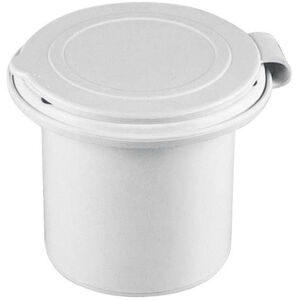 Nuova Rade Case for Shower Head, Round, with Lid 66mm White