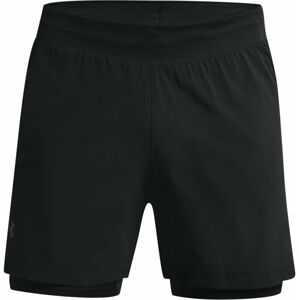 Under Armour UA Iso-Chill Run 2-in-1 Shorts Black/Black/Reflective 2XL