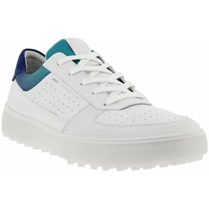 Ecco Tray Mens Golf Shoes White/Blue Depths/Caribbean 39