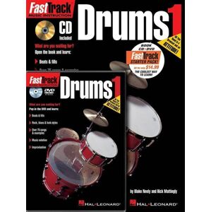 Hal Leonard FastTrack - Drums Method 1 Starter Pack Noty