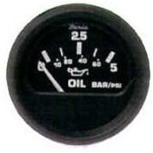 Faria Oil Pressure 0-5bar - Black