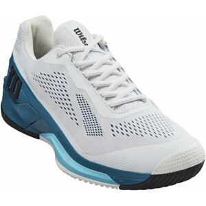 Wilson Rush Pro 4.0 Mens Tennis Shoe White/Blue Coral/Blue Alton 45 1/3 Pánska tenisová obuv