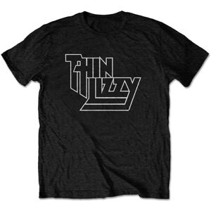 Thin Lizzy Tričko Logo Čierna M