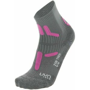 UYN Trekking 2 inch Mid Grey-Ružová 39-40 Ponožky