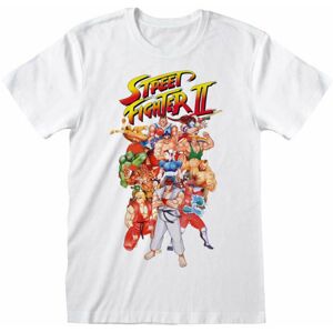 Street Fighter Tričko Group Shot Biela XL