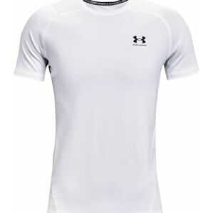 Under Armour Men's HeatGear Armour Fitted Short Sleeve White/Black L Bežecké tričko s krátkym rukávom