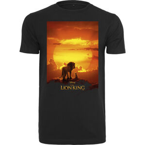 Lion King Tričko Sunset Čierna XL