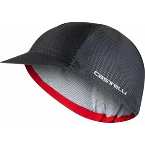 Castelli Rosso Corsa 2 Cap Black UNI Šiltovka
