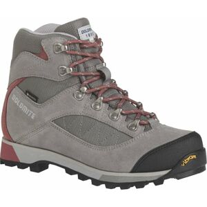 Dolomite Zernez GTX Women's Shoe Grey/Dry Red 38 2/3 Dámske outdoorové topánky