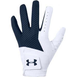 Under Armour Medal Mens Golf Glove White/Navy Left Hand for Right Handed Golfers L