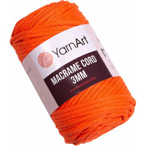 Yarn Art Macrame Cord 3 mm 3 mm 800 Orange