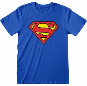 Superman Tričko Logo L Blue