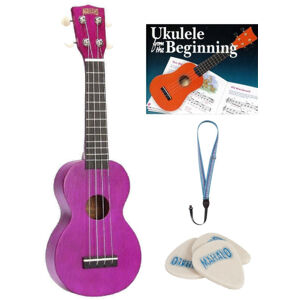 Mahalo MK1P-TPP SET Sopránové ukulele Transparent Purple